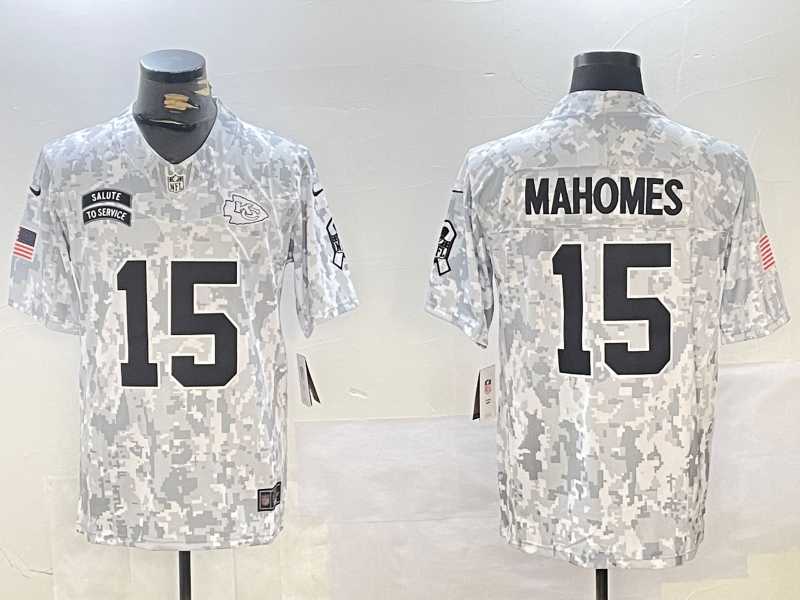 Men's Kansas City Chiefs #15 Patrick Mahomes Arctic Camo 2024 FUSE Salute to Service Limited Stitched Jersey Dzhi,We sell and wholesale Men's Kansas City Chiefs #15 Patrick Mahomes Arctic Camo 2024 FUSE Salute to Service Limited Stitched Jersey Dzhi on line form chian!